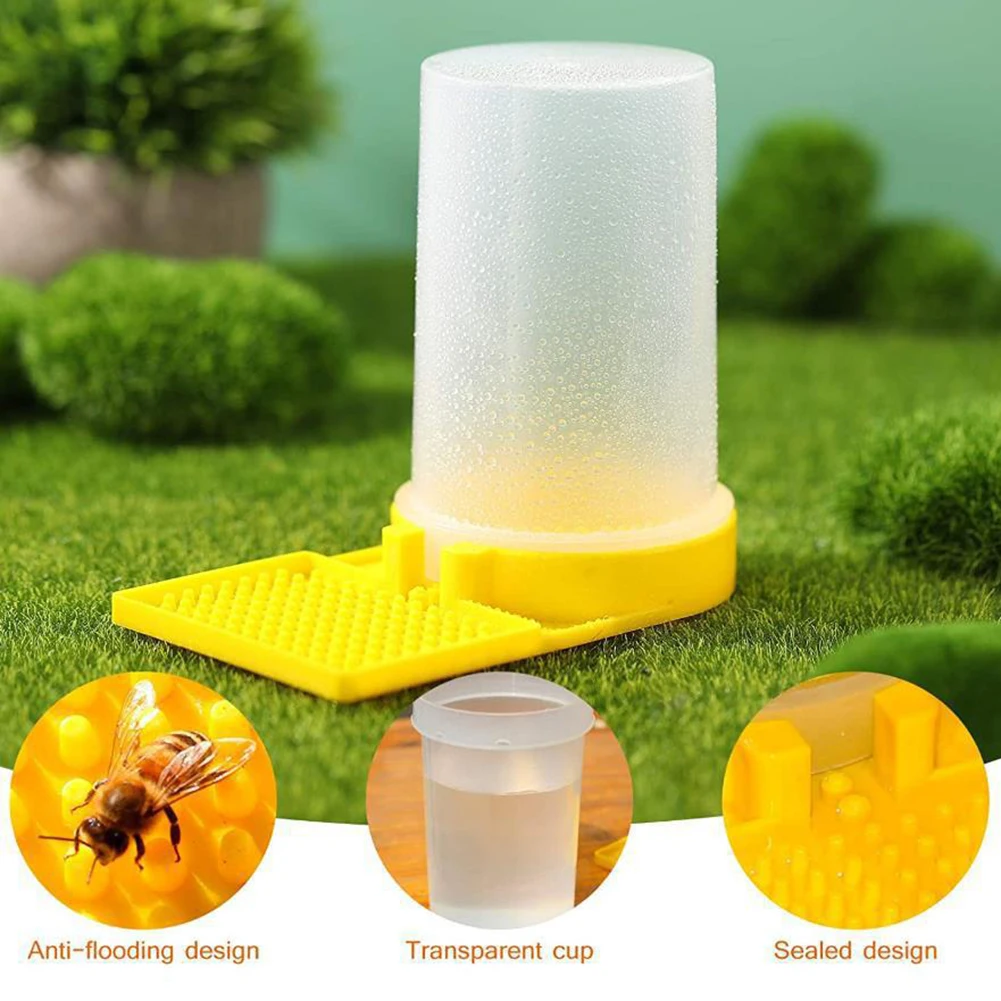 1-6PCS Bee Feeder Drinking Water Waterer Beekeeping Honey Bee Feeders Watering Bees Tools Supplies Feeding Bee Drinker Tools - Image 4