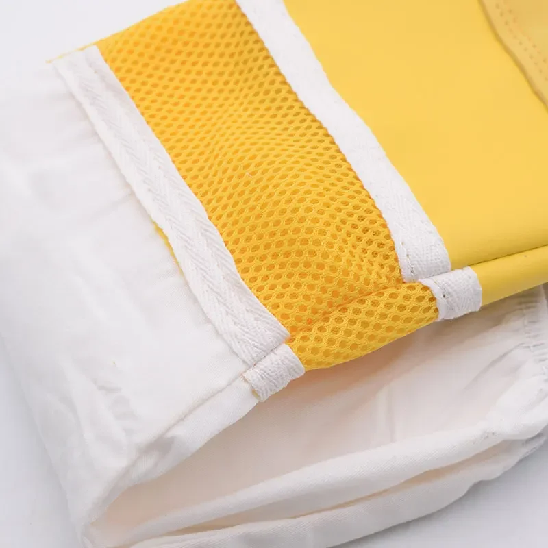 Beekeeping Gloves Sheepskin Protective Beekeeper Gloves Goatskin Beekeeping Bee Vented Long Sleeves Gloves - Image 5