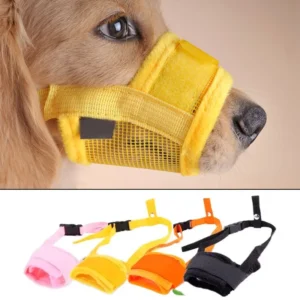 Small Medium Large Dogs Anti-biting Pet Supplies Anti Barking Dog Muzzle for Dogs Adjustable Mesh Breathable Pet Mouth Muzzles
