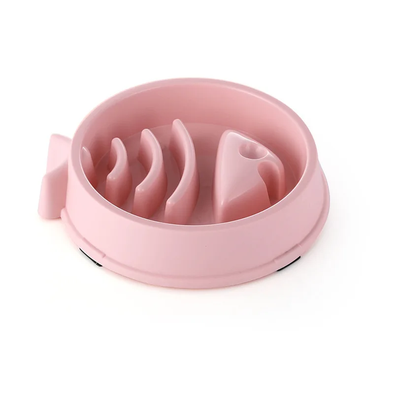 Pet Cat Dog Slow Food Bowl Fat Help Healthy Round Anti-choking Thickened And Non-slip Multiple Colors Shapes - Image 11