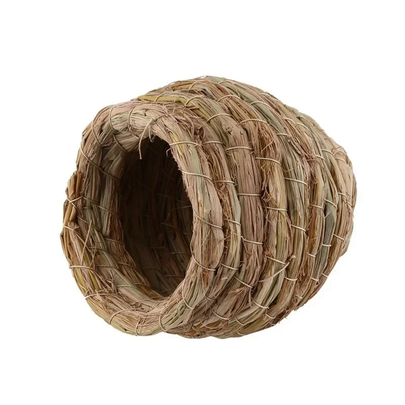 Hanging Hummingbird Bird House Bird's Nest In Straw Garden Nest Woven House Hut Straw Bird Birdhouse House Handwoven - Image 5
