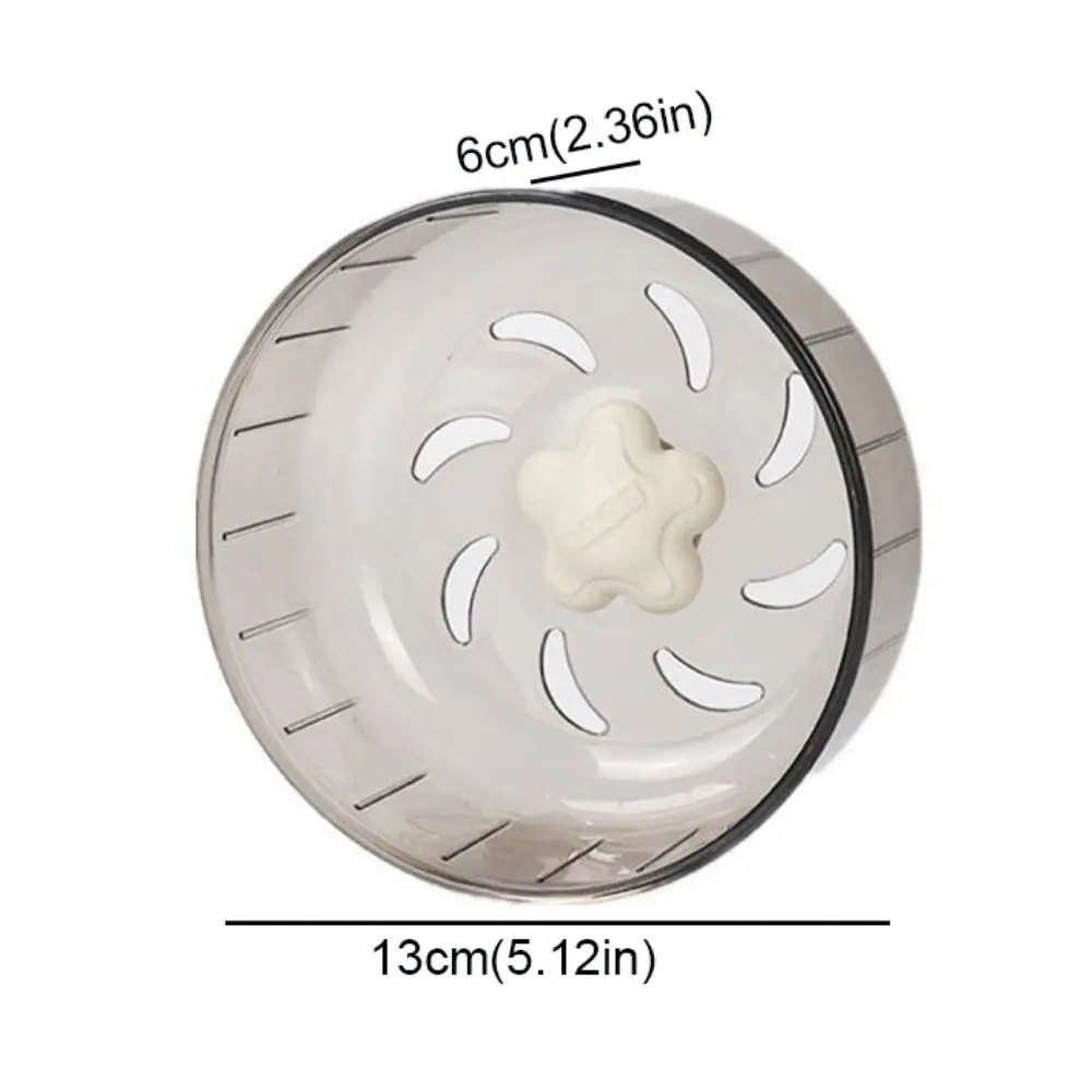 Hamster Running Disc 13cm Hamster Running Wheel Silent Round Rat Roller Treadmill Plastic Hamster Exercise Wheel for Pet Cage - Image 6