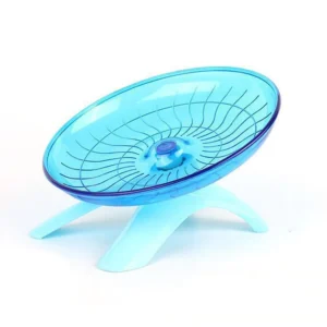 Transparent Hamster Flying Wheel Steel Axle Quiet Operation Exercise Squirrel Wheel Plastic Stable Base Running Disc