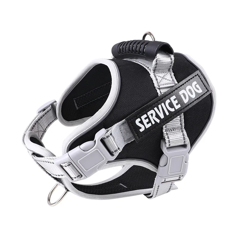 Service Dog Chest Harness No Pull Dog Hook Suitable Large Dog Vest Style Walking Rope Control Dog Strap Accessories Prevent Loss - Image 19
