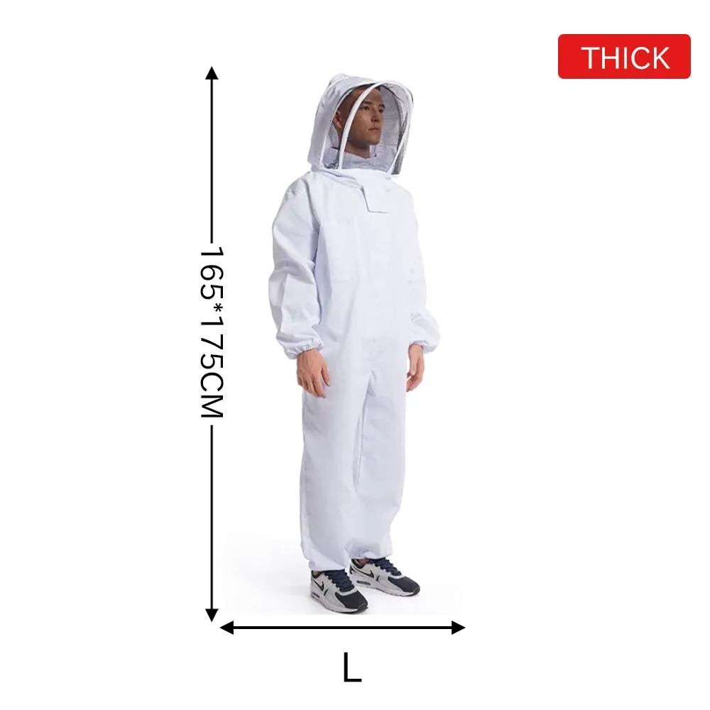 Full Body Beekeeping Clothes Professional Beekeepers Clothes Protection Beekeeping Suit Safty Veil Unisex Children Protective - Image 11