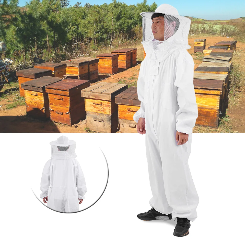 Professional Beekeeper Protective Suit Breathable Bee Keeping Full Body Suit Beekeeping Protective Equipment - Image 2