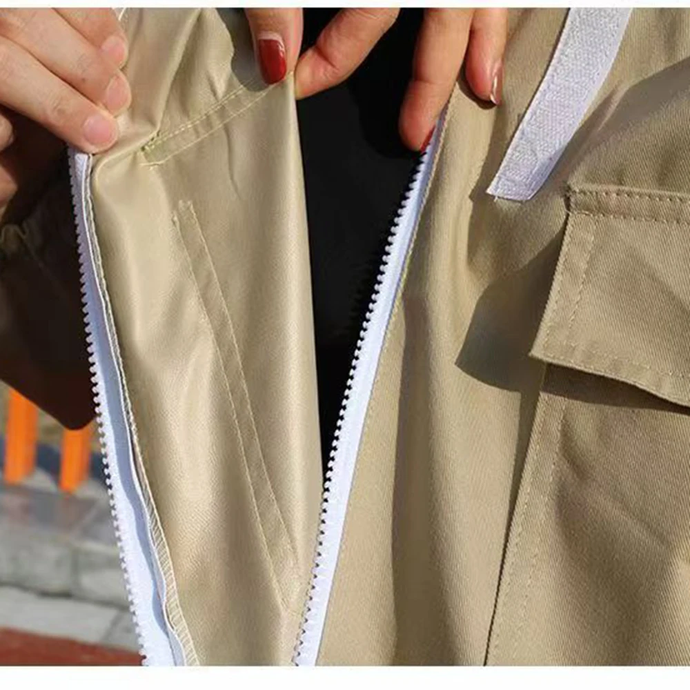 Beekeeping Suit Khaki Beekeeper Clothing Equipment Honeybee Overalls Accessories Apiculture Costume Tools Garden Supplies - Image 2