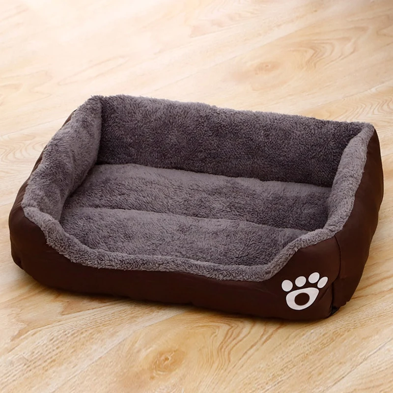 Black Dog Bed Plush Sleeping Bed for Large, Medium and Small Dogs, Non-Slip and Bite-Resistant Pet Sleeping Mat - Image 8