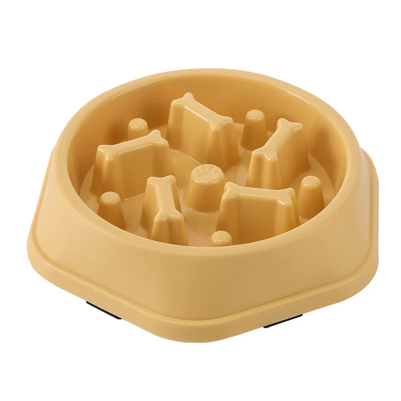 Pet Cat Dog Slow Food Bowl Fat Help Healthy Round Anti-choking Thickened And Non-slip Multiple Colors Shapes - Image 9
