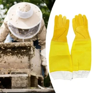 Beekeeper Gloves Protective Sleeves Ventilated Professional Anti Bee for Apiculture Beekeeper Prevent Beehive tools