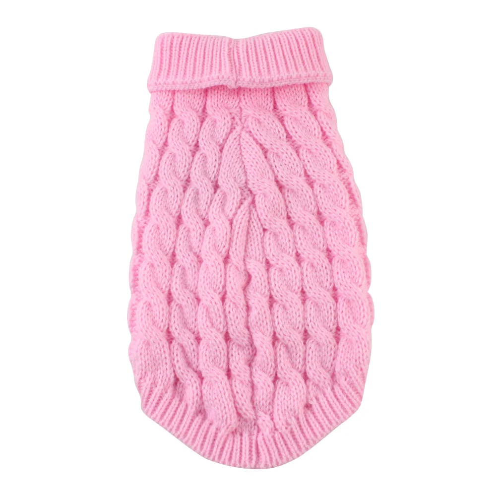 Classic Solid Chihuahua Puppy Dog Sweater for Small Dogs Winter Warm Pet Clothes Yorkshire Schnauzer Pullovers disfraz de perro - Image 3