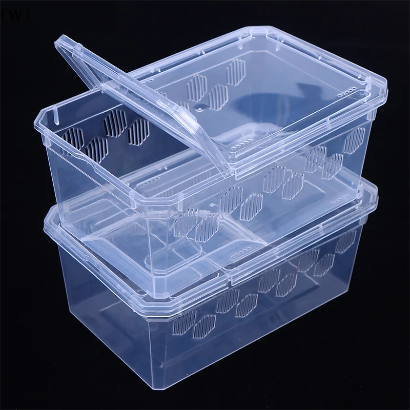 〔W〕Reptile Tank Insect Spiders Tortoise Lizard Plastic Transparent Reptile Breeding Box Vivarium With Balcony Feeding Supplies - Image 5