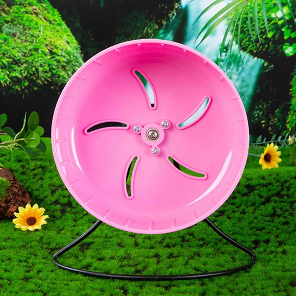 Hamster Wheel Small Exercise Wheel Silent Rotatory Hamster Exercise Wheel for Pet Supplies Smooth Guinea Pig Running for Small - Image 6