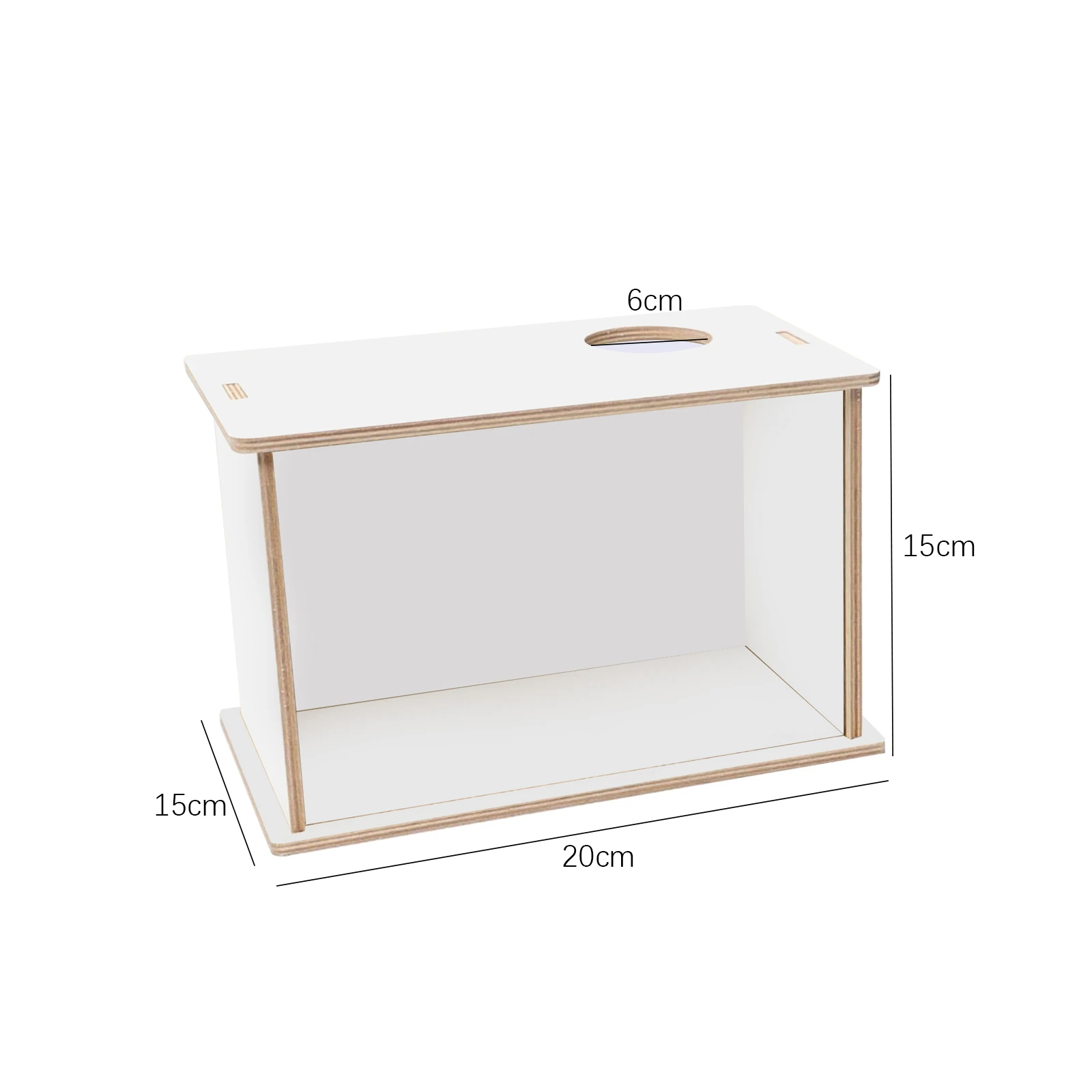 Wooden Hamster Cage Shelter Hutch Bed Hamster Digging Box Visible Wood Shower Room Sand Bath Box for Gerbils Chinchillas - Image 7