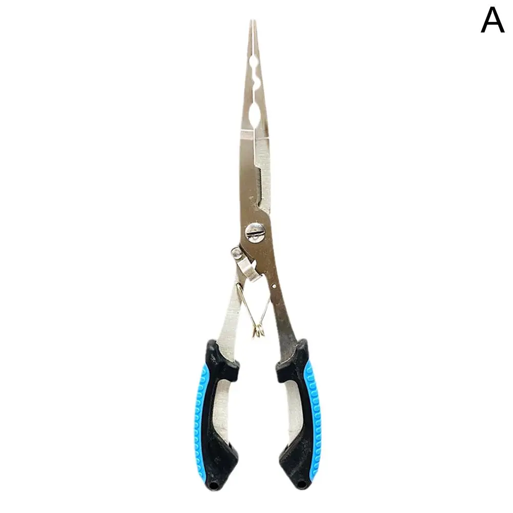 Fish Pliers Ergonomics Anti-slip High-strength Multifunctional Cut Fishing Line Fishing Tied Hooks Pliers Angling Equipment - Image 7