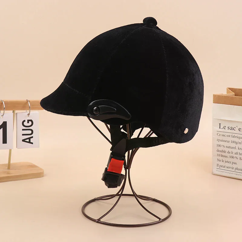 Horse Riding Helmet Professional Unisex Classic Horse Riding Cap Protective Gear Outdoor Adjustable Sports Equestrian Hat Cap - Image 3