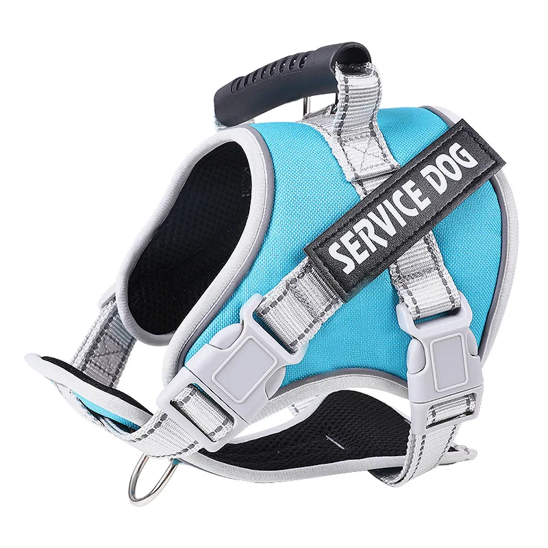Service Dog Chest Harness No Pull Dog Hook Suitable Large Dog Vest Style Walking Rope Control Dog Strap Accessories Prevent Loss - Image 21