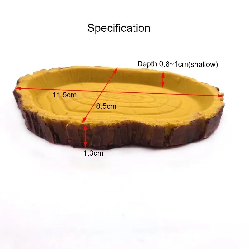 Pet Reptile Feeder Bowl Resin Aquarium Basin Food Water Pot Reptile Turtle Tortoise Scorpion Lizard Crabs Supplies Dropshipping - Image 7