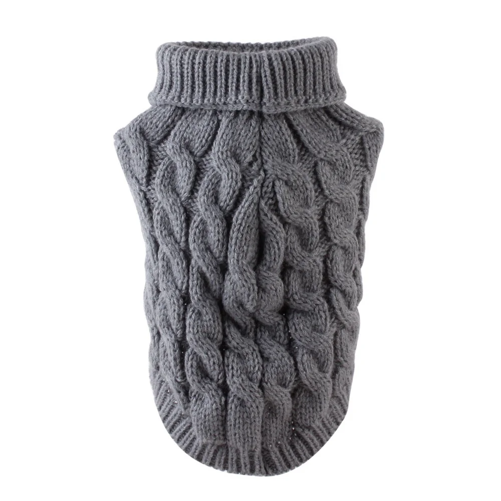 Classic Solid Chihuahua Puppy Dog Sweater for Small Dogs Winter Warm Pet Clothes Yorkshire Schnauzer Pullovers disfraz de perro - Image 10