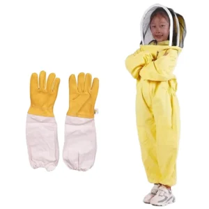 Children's Beekeeping Suit Kids Anti Bee Jumpsuit Breathable Full Body Beekeeping Clothing Professional Safe For Beekeepers