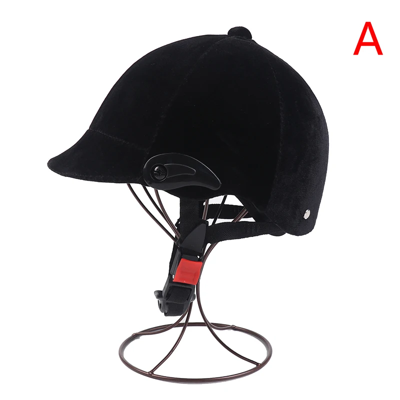 Horse Riding Helmet Professional Unisex Classic Horse Riding Cap Protective Gear Outdoor Adjustable Sports Equestrian Hat Cap - Image 6