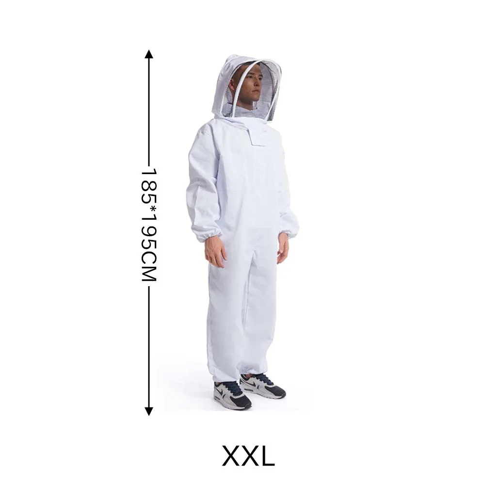 Beekeeping Protective Clothing Professional Full Body Suit Clothes Beekeeper Costume Veil Hood Hat Anti-Bee Gloves Equipment - Image 12