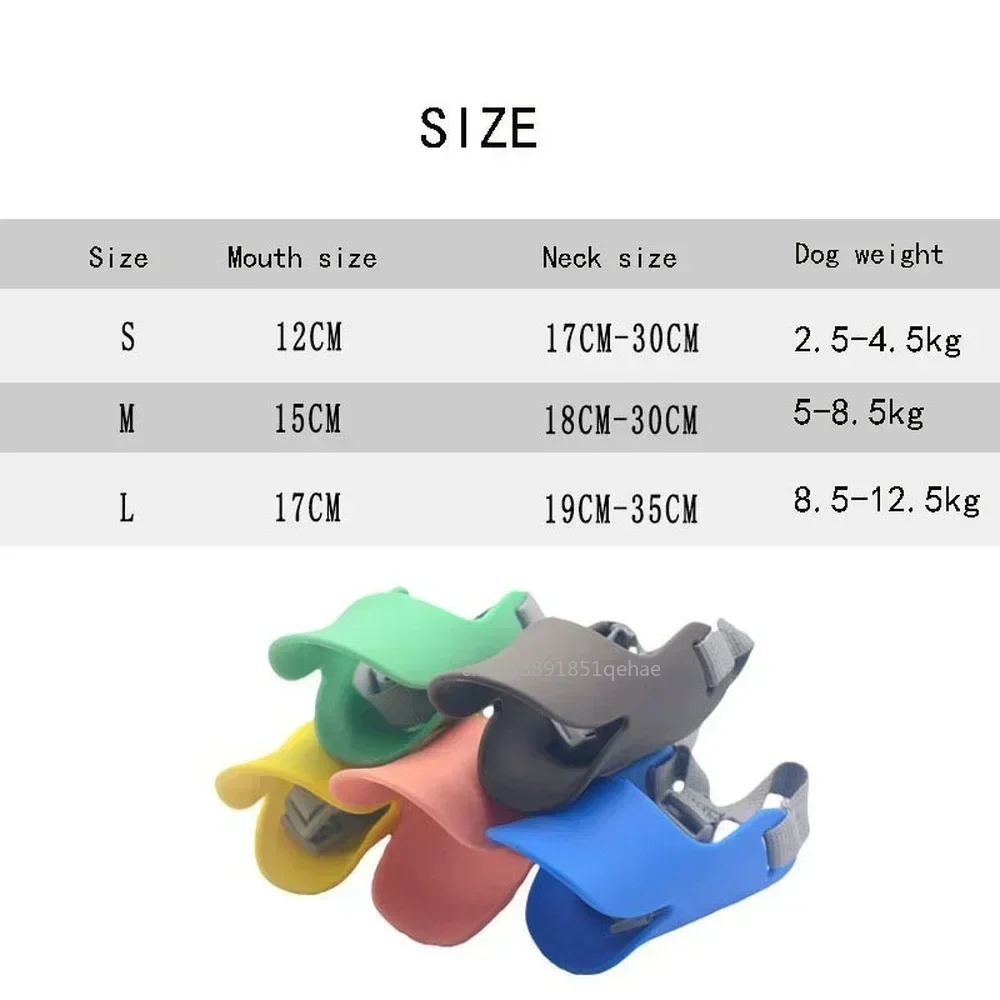 Dog Muzzle Silicone Duck Muzzle Mask for Pet Dogs Anti Bite Stop Barking Small Large Dog Mouth Pet Dog Accessories - Image 6