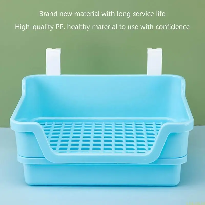 for Extra Large Rabbit Litter Box Trainer Rabbit Toilet for Chinchilla Ferret Galesaur Small Animal Potty Bunny Litter P
