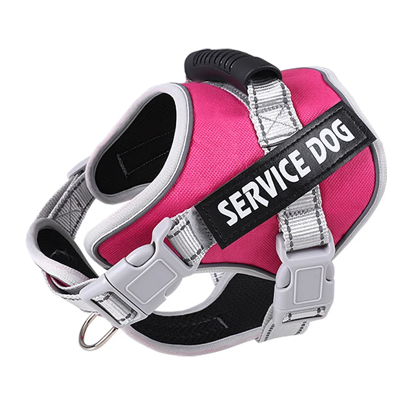Service Dog Chest Harness No Pull Dog Hook Suitable Large Dog Vest Style Walking Rope Control Dog Strap Accessories Prevent Loss - Image 23