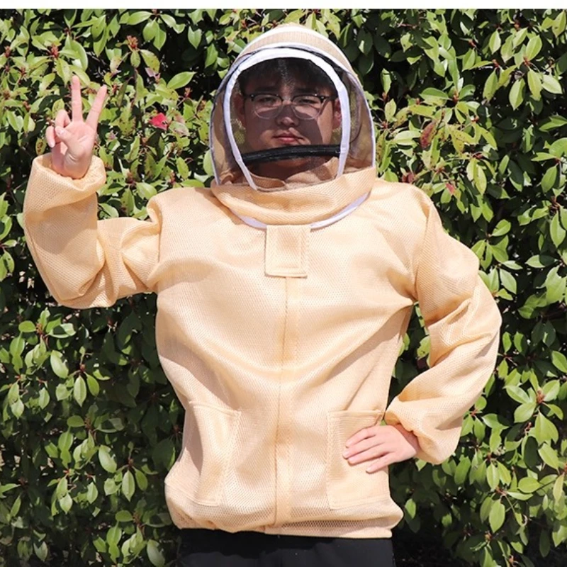 New Beekeeping Clothing Veil Hood Gloves Hat Cloth Jacket Protective beekeeping suit beekeepers bee suit equipment - Image 8