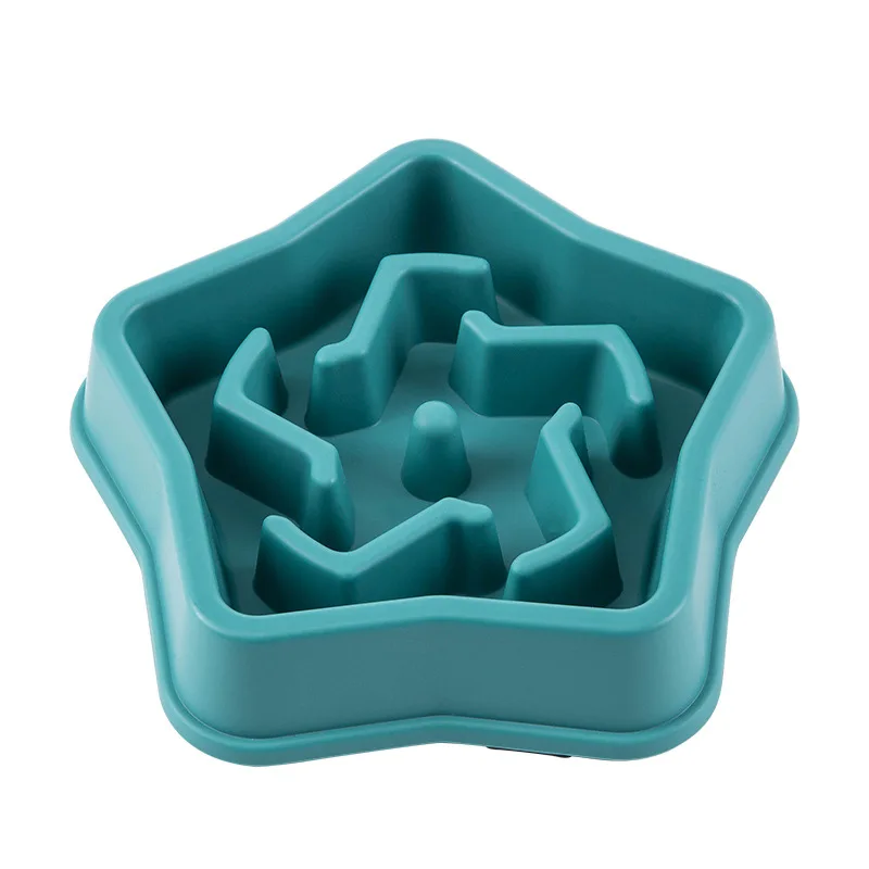 Pet Cat Dog Slow Food Bowl Fat Help Healthy Round Anti-choking Thickened And Non-slip Multiple Colors Shapes - Image 19
