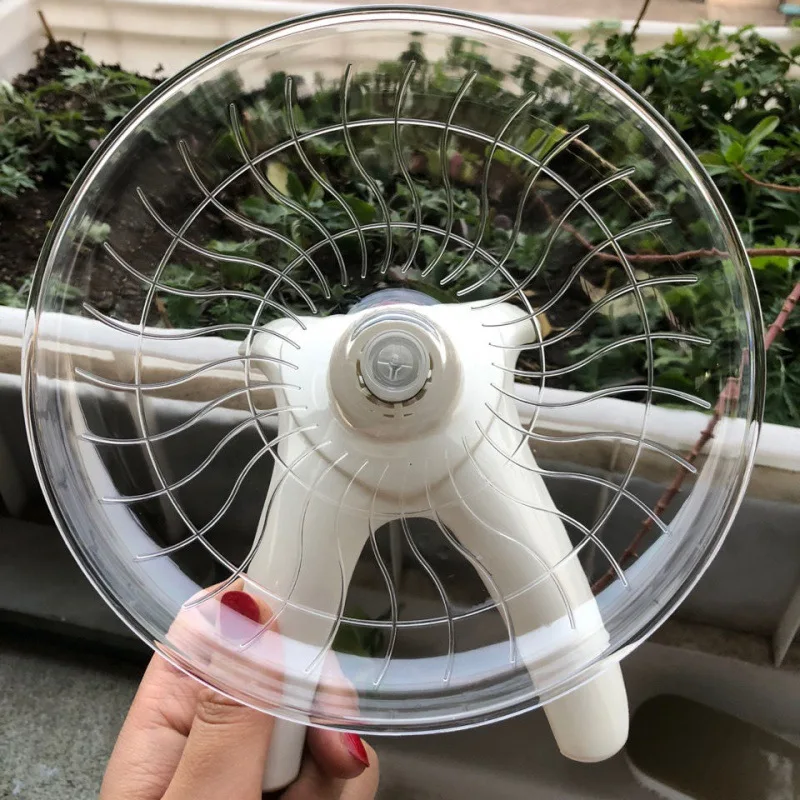 Pet Hamster Running Wheel Mute Flying Saucer Steel Axle Wheel Running Disc Toys Cage Small Animal Hamster Accessories - Image 5