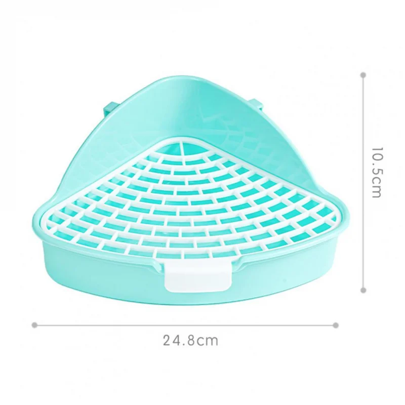 Medium Rabbit Litter Box Bunnies Corner Toilet Box for Ferret Hamster Dragon Cat Guinea Pig Dutch Pig Supplies - Image 6
