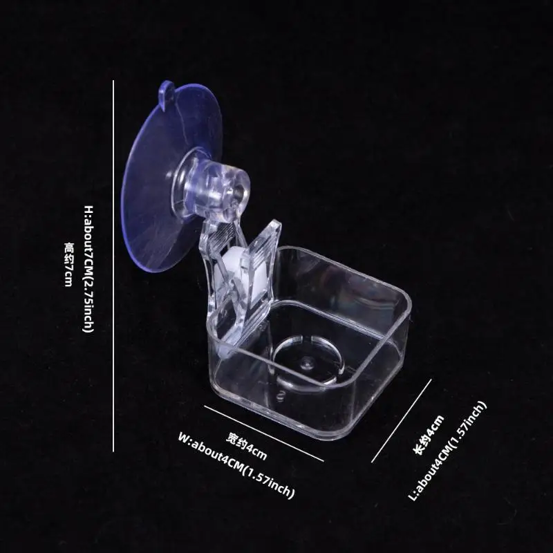 Reptile Water Food Bowl Suction Cup Food Tray Gecko Reptile Lizards Spider Tree Frogs Feeder Habitat Decoration Pet Supplies - Image 8
