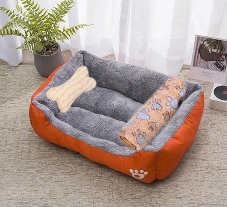 Pet Large Dog Bed Warm House Candy-colored Square Nest Pet Kennel For Small Medium Large Dogs Cat Puppy Plus Size Dog Baskets - Image 20
