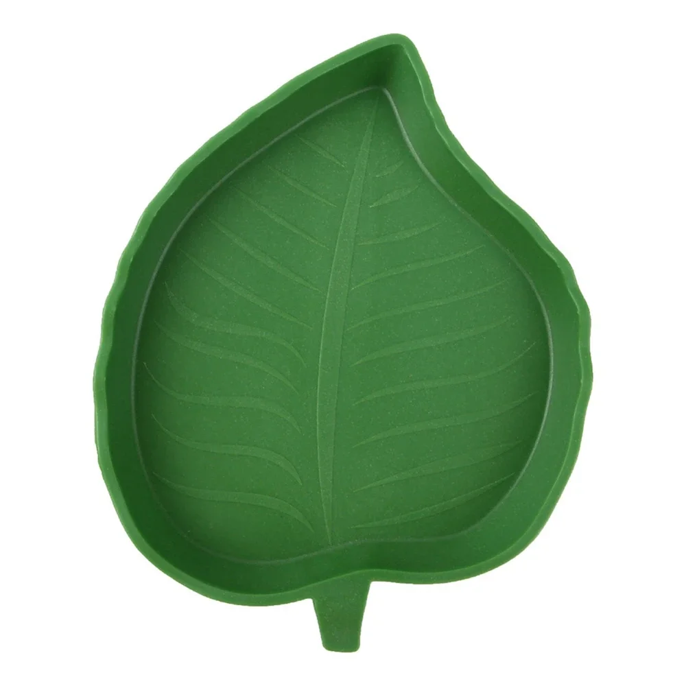 Leaf Shape Reptile Feeder Food Water Bowl For Turtle Lizards Hamsters Snakes Tortoise Gecko Small Pets Feeder Pet Supplies - Image 8