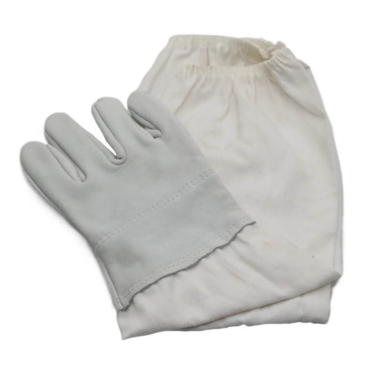 Beekeeping gloves Sheepskin Gloves Anti-bee Anti-sting for Professional Apiculture Beekeeper Bee Keeping Tools 1 Pair - Image 2