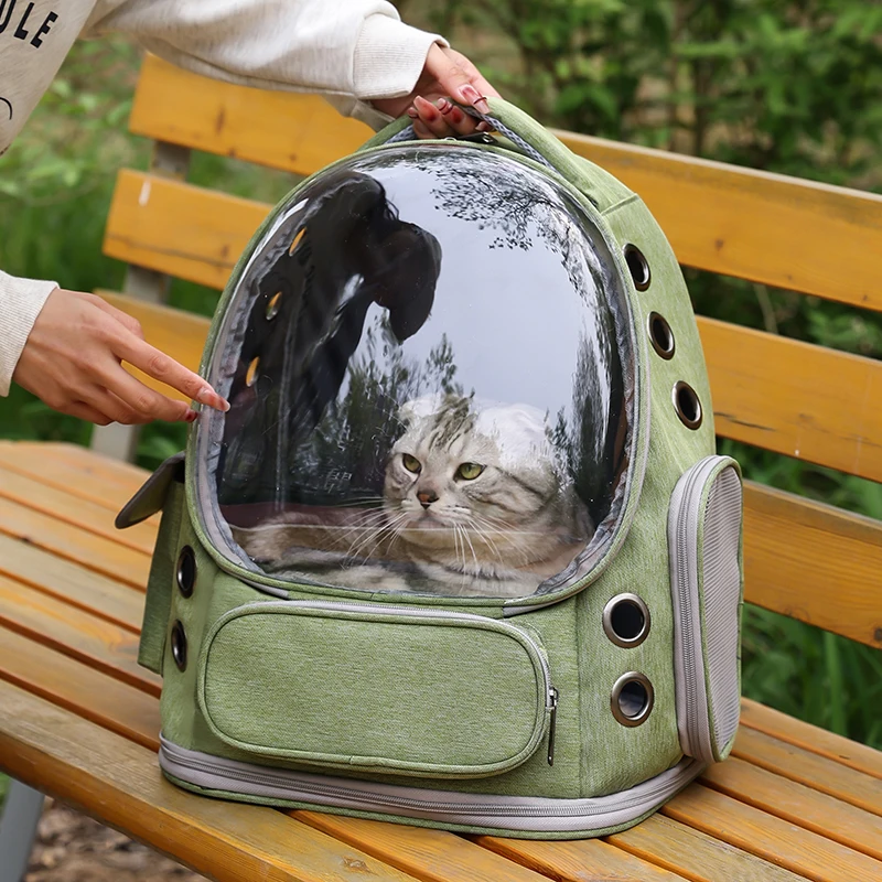 Pet Backpack Portable Travel Backpack Dogs and Cats Travel Portable Back Bag Large capacity, Pet Carrier Bag for Cats and Dogs - Image 2