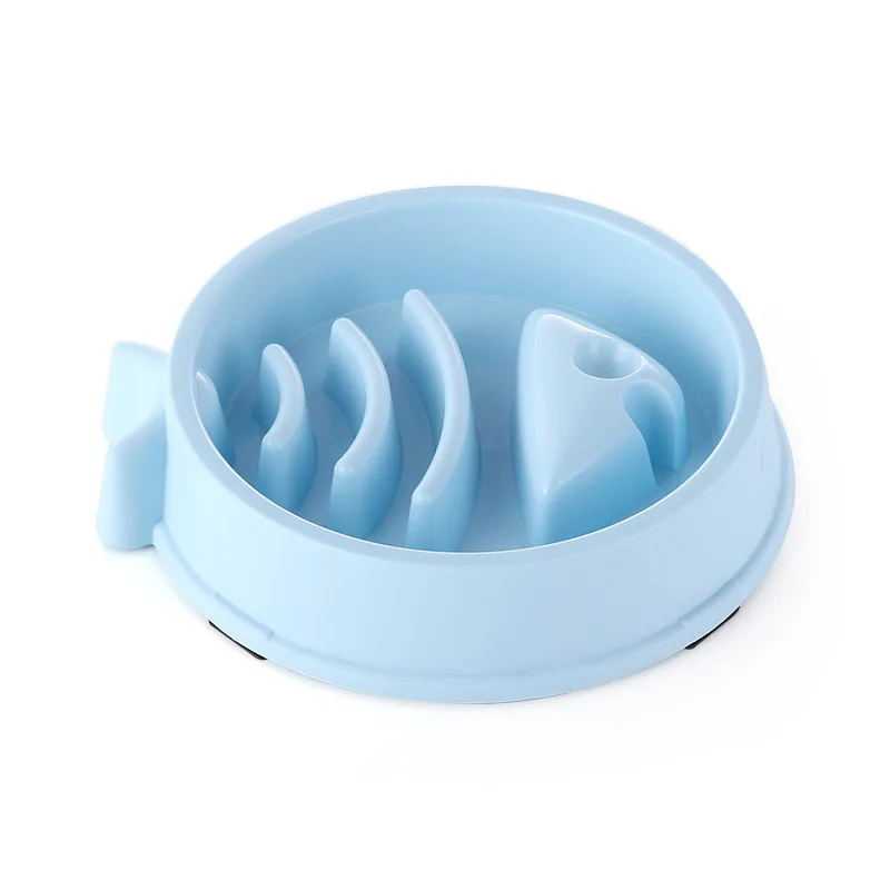 Pet Cat Dog Slow Food Bowl Fat Help Healthy Round Anti-choking Thickened And Non-slip Multiple Colors Shapes - Image 18
