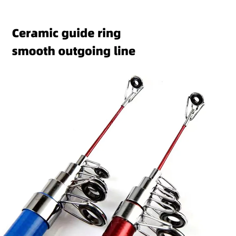 Fishing Pole Set Full Kits With Telescopic Fishing Rod And Spinning Reel Baits Hooks Travel Pole Set - Image 6