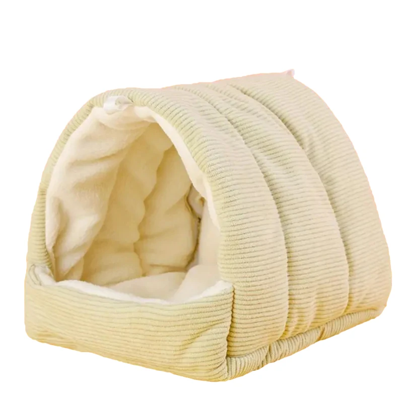 Parrot Nest Warm Bird Nest Winter House Shed Hut Hanging Hammock Cage Accessories Plush Hideaway Hamster Small Pet Parrot Nest - Image 7