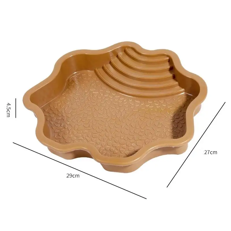 Reptiles Water Dish With Anti-Slip Imitation Rock Ladders Food Water Bowl For Turtle Lizards Gecko Small Pet Supplies - Image 10