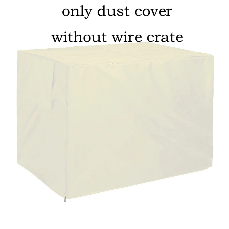 Pet Dog Kennel Cover 210D Oxford Dustproof Waterproof Durable Dog Cage Dust Cover Outdoor Foldable Universal Dog Cage Accessory - Image 7