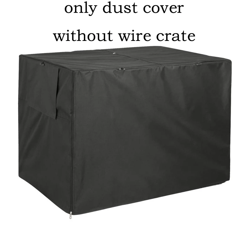 Pet Dog Kennel Cover 210D Oxford Dustproof Waterproof Durable Dog Cage Dust Cover Outdoor Foldable Universal Dog Cage Accessory - Image 12