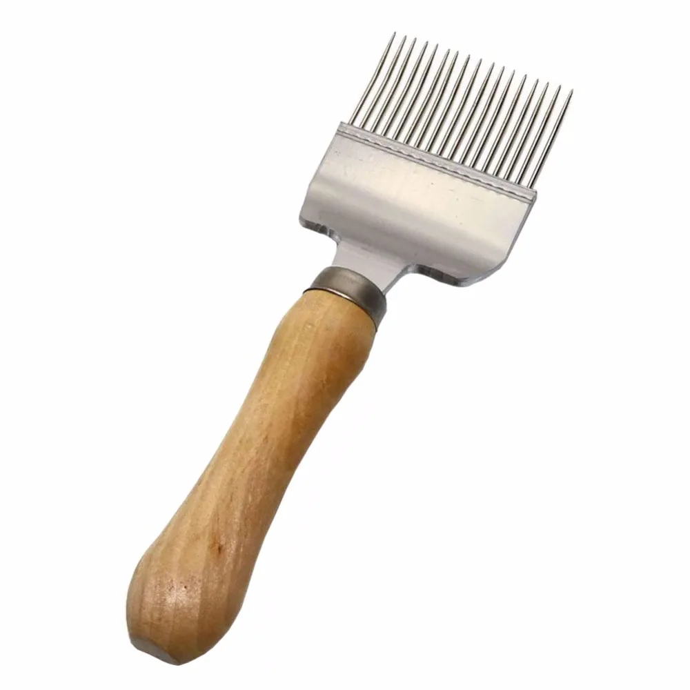 Beekeeping Tool 17to21 Pin Bee honey Forks Straight Needles Uncapping Forks handle Stainless Steel Honey Sparse Rake Shovel Comb - Image 9