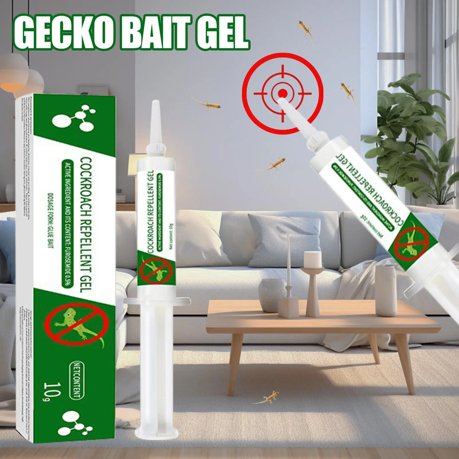 1pcs Reptile Prevention Gel Gecko Repeller Outdoor Natural Lizard Repellents Lizard Pests Remover Repel Gecko Bait Gel For Home - Image 4