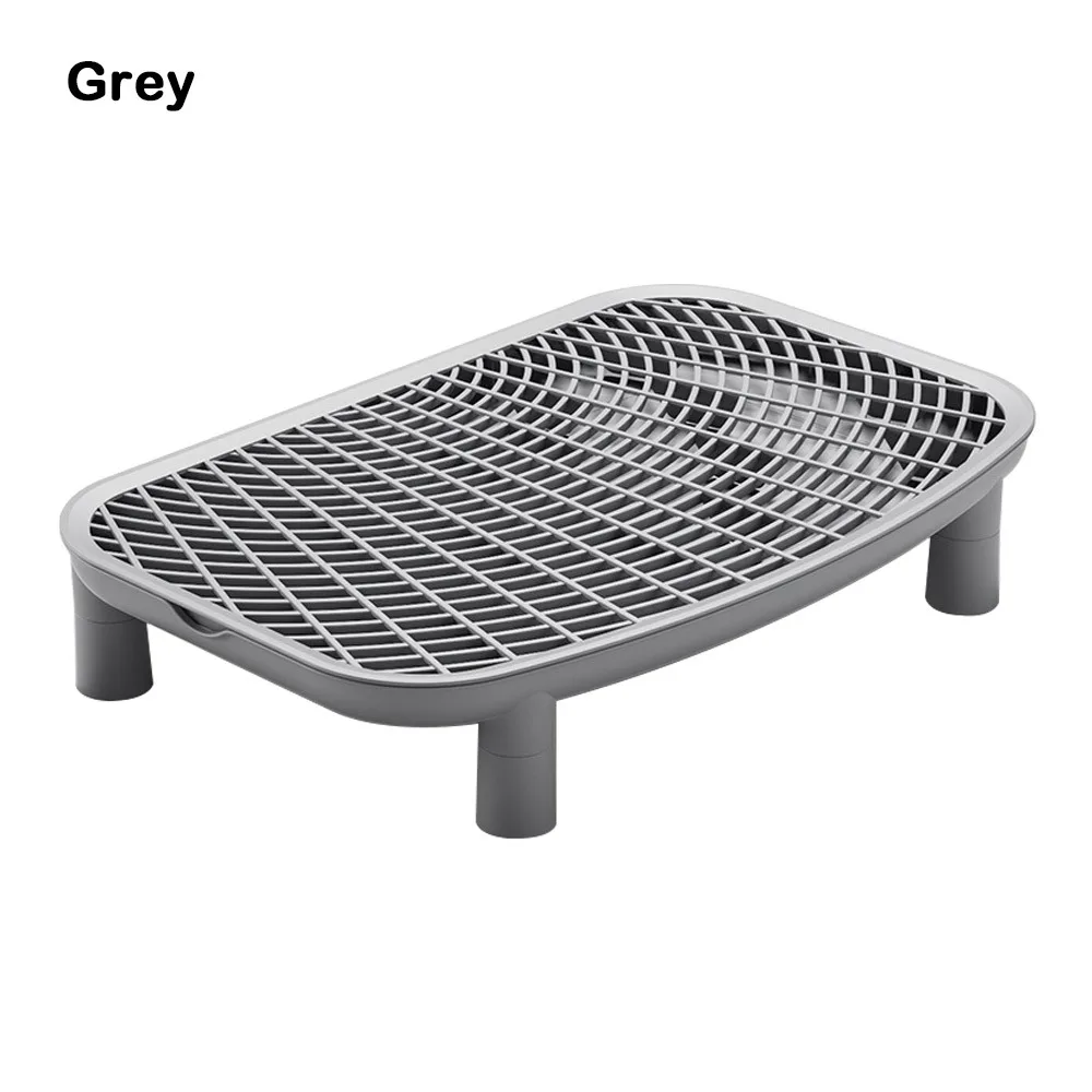 Plastic Pet Cat Litter Mat Anti-carrying Heightened Cat Litter Trapping Mat Multi-color Double-layer Cat Litter Pad Pet Falling - Image 7