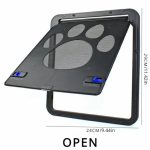 Pet Door Outdoor Dogs Cats Window Gate House Enter Freely Fashion Pretty Garden New Safe Lockable Screen Easy Install Dog Gate