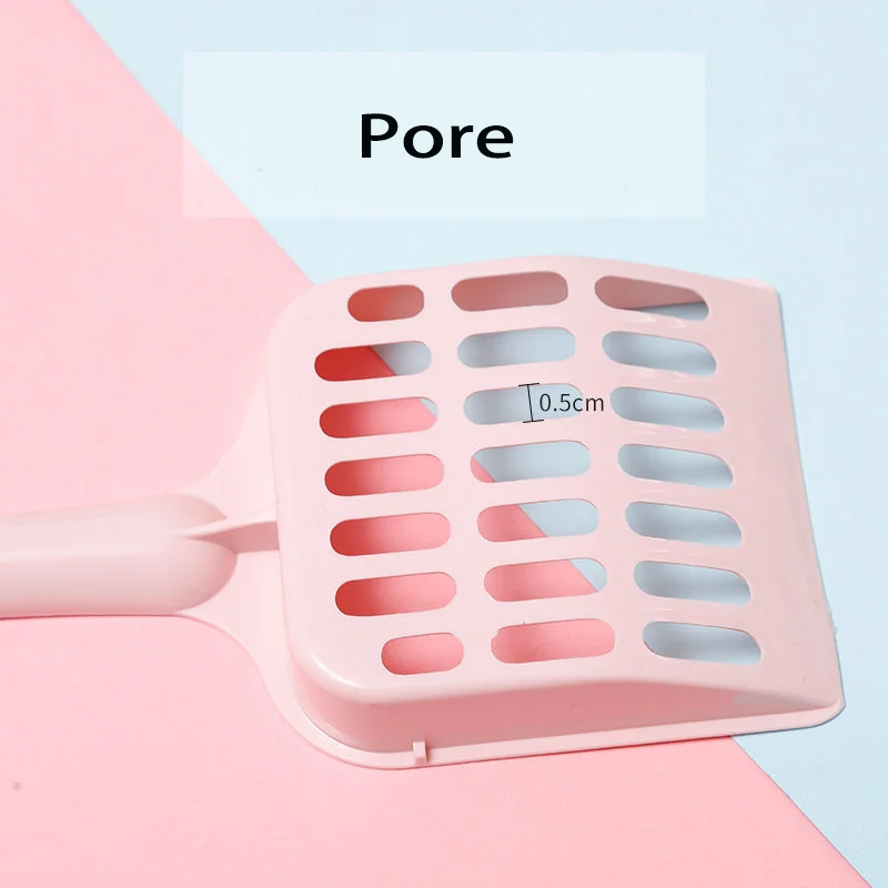 Pet Cat Excrement Cleaning Litter Basin Shovel Supplies Available In Multiple Colors Tofu Mesh Hollowed Out - Image 3