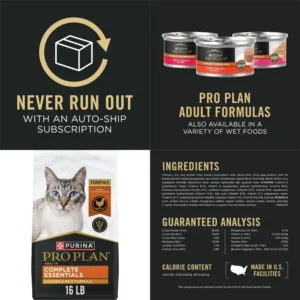 Protein-Rich Cat Food: 16 lbs Chicken & Rice Recipe for Purrfect Cats
